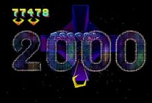une photo d'Ã©cran de Tempest 2000 sur Atari Jaguar